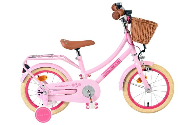 Volare Excellent Kinderfiets – Meisjes – 14 inch – Roze Volare Excellent Kinderfiets – Meisjes – 14 inch – Roze