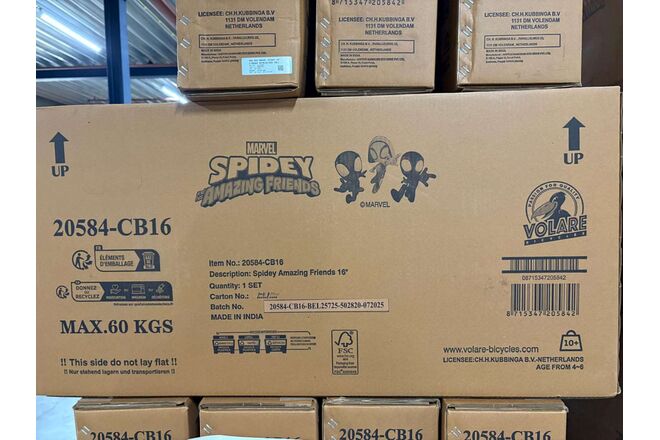 Spidey Kinderfiets - Jongens - 16 inch - Blauw