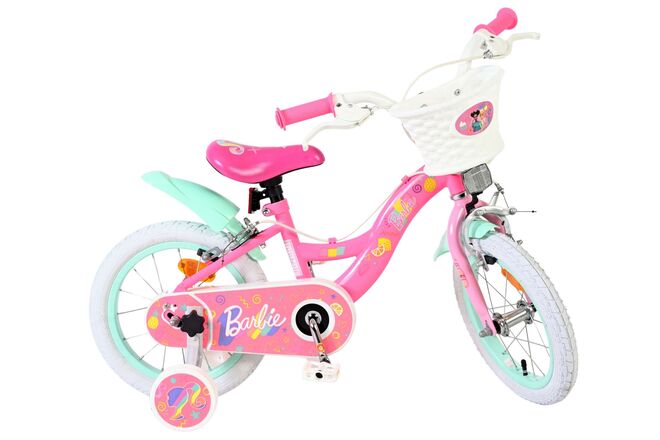 Barbie Kinderfiets - Meisjes - 14 inch - Roze - Twee handremmen