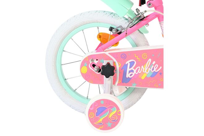 Barbie Kinderfiets - Meisjes - 14 inch - Roze - Twee handremmen