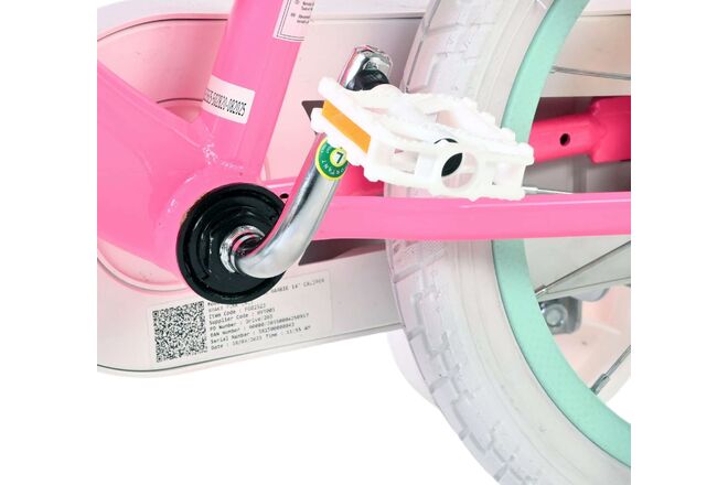 Barbie Kinderfiets - Meisjes - 14 inch - Roze - Twee handremmen