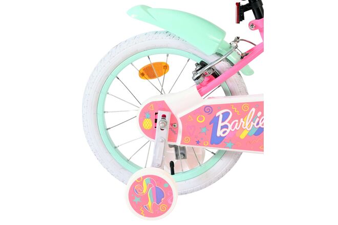 Barbie Kinderfiets - Meisjes - 16 inch - Roze - Twee handremmen