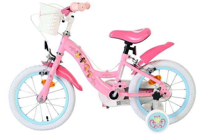 Disney Princess Kinderfiets - Meisjes - 14 inch - Roze - Twee handremmen