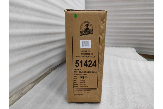 Volare Strike Kinderfiets - Jongens - 14 inch - Zwart Oranje