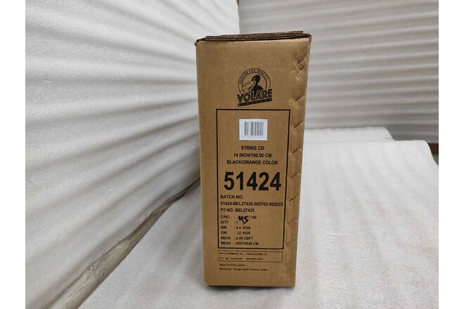 Volare Strike Kinderfiets - Jongens - 14 inch - Zwart Oranje