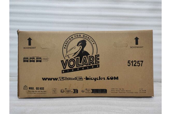 Volare Strike Kinderfiets - Jongens - 12 inch - Zwart Groen - Twee Handremmen