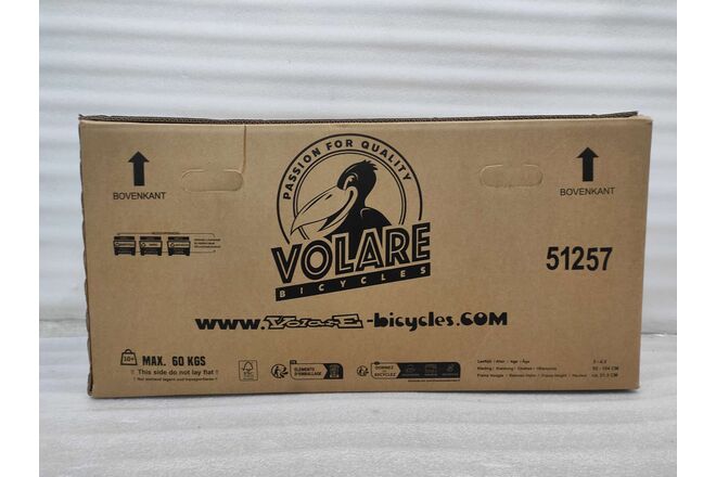 Volare Strike Kinderfiets - Jongens - 12 inch - Zwart Groen - Twee Handremmen