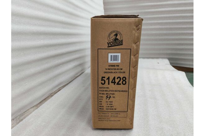 Volare Strike Kinderfiets - Jongens - 14 inch - Zwart Groen - Twee handremmen