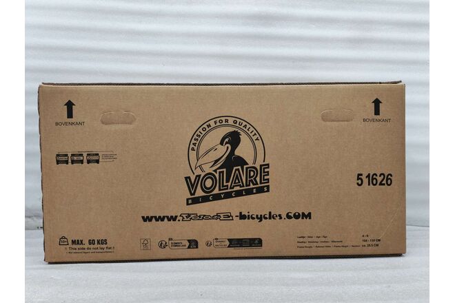 Volare Strike Kinderfiets - Jongens - 16 inch - Zwart Oranje