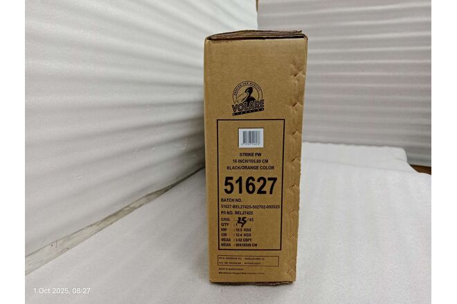 Volare Strike Kinderfiets - Jongens - 16 inch - Zwart Oranje - Twee Handremmen