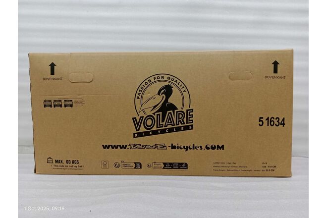 Volare Strike Kinderfiets - Jongens - 16 inch - Zwart Groen