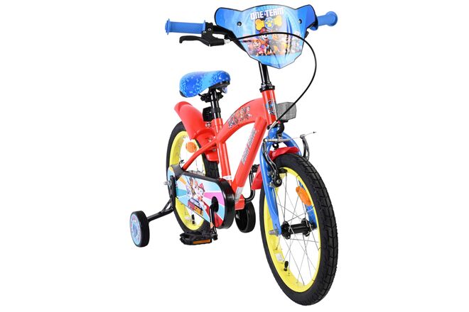 Paw Patrol Kinderfiets - Jongens - 16 inch - Rood Blauw