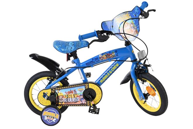 Rubble & Crew - Kinderfahrrad - Jungen - 12 Zoll - Blau - Zwei Handbremsen