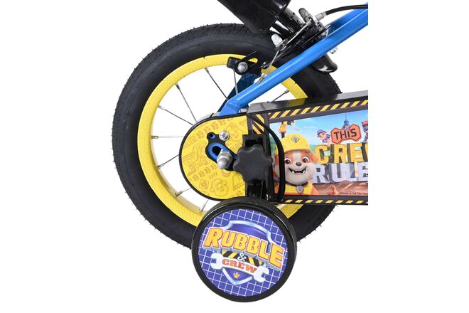 Rubble & Crew - Kinderfahrrad - Jungen - 12 Zoll - Blau - Zwei Handbremsen