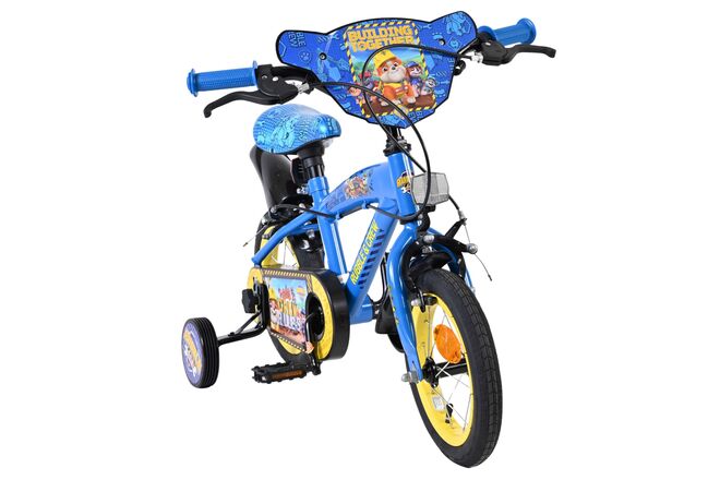 Rubble & Crew - Kinderfahrrad - Jungen - 12 Zoll - Blau - Zwei Handbremsen