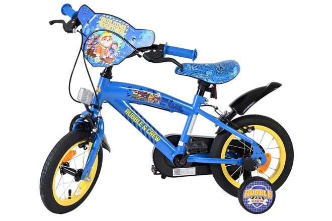 Rubble & Crew - Kinderfahrrad - Jungen - 12 Zoll - Blau - Zwei Handbremsen