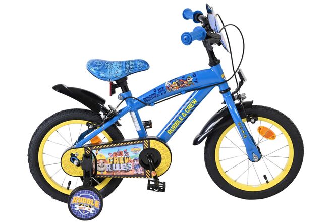 Rubble & Crew Kinderfahrrad - Jungen - 14 Zoll - Blau - Zwei Handbremsen