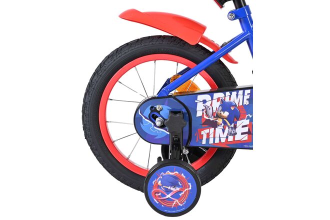 Sonic Prime Kinderfiets - Jongens - 14 inch - Blauw Rood