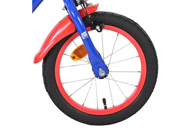 Sonic Prime Kinderfiets - Jongens - 14 inch - Blauw Rood