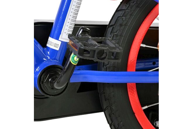 Sonic Prime Kinderfiets - Jongens - 14 inch - Blauw Rood