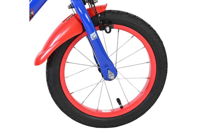 Sonic Prime Kinderfiets - Jongens - 14 inch - Blauw Rood - Twee handremmen
