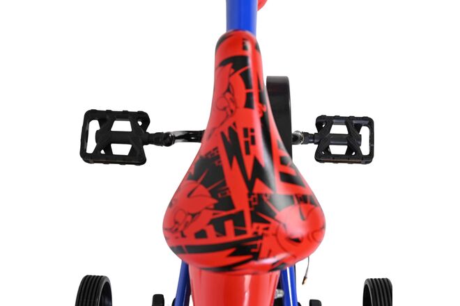 Sonic Prime Kinderfiets - Jongens - 14 inch - Blauw Rood - Twee handremmen