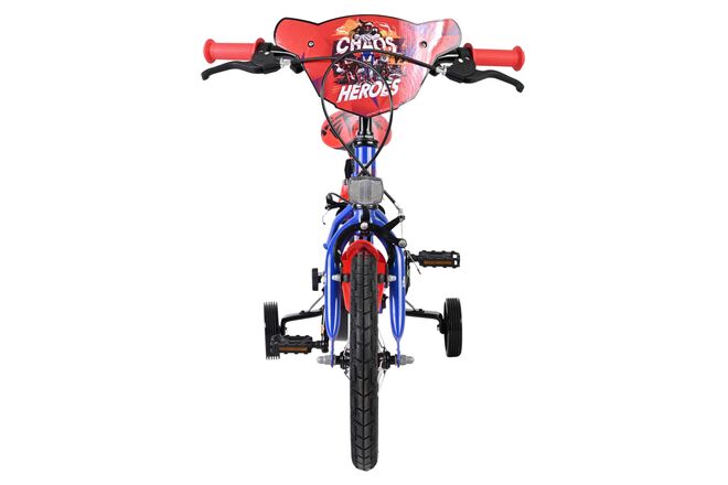 Sonic Prime Kinderfiets - Jongens - 14 inch - Blauw Rood - Twee handremmen
