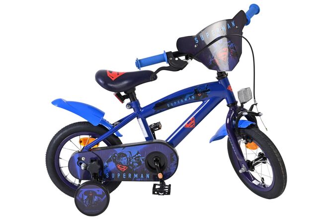 Superman Kinderfiets - Jongens - 12 inch - Blauw Superman Kinderfiets - Jongens - 12 inch - Blauw