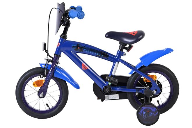 Superman Kinderfiets - Jongens - 12 inch - Blauw Superman Kinderfiets - Jongens - 12 inch - Blauw