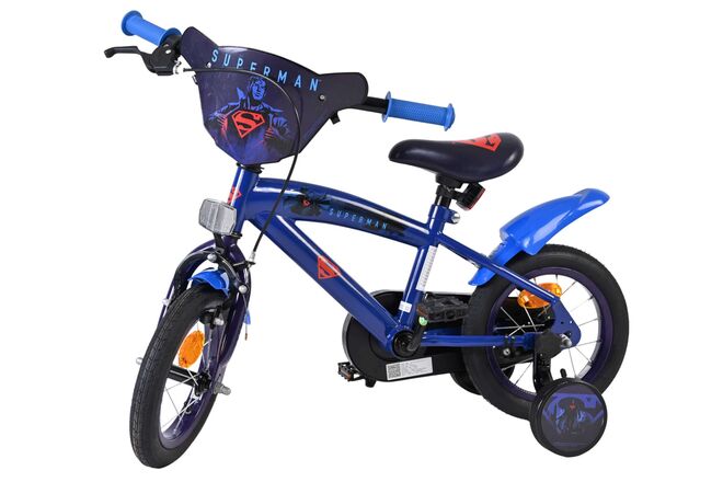Superman Kinderfiets - Jongens - 12 inch - Blauw Superman Kinderfiets - Jongens - 12 inch - Blauw