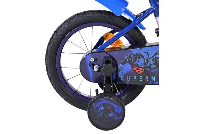 Superman Kinderfiets - Jongens - 14 inch - Blauw