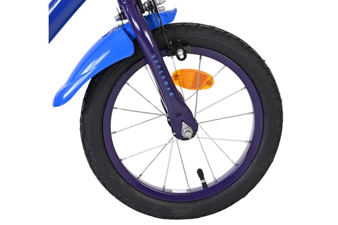 Superman Kinderfiets - Jongens - 14 inch - Blauw