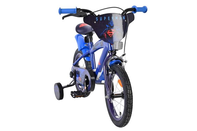Superman Kinderfiets - Jongens - 14 inch - Blauw