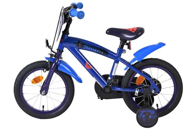 Superman Kinderfiets - Jongens - 14 inch - Blauw