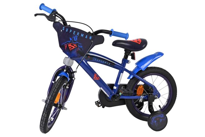 Superman Kinderfiets - Jongens - 14 inch - Blauw