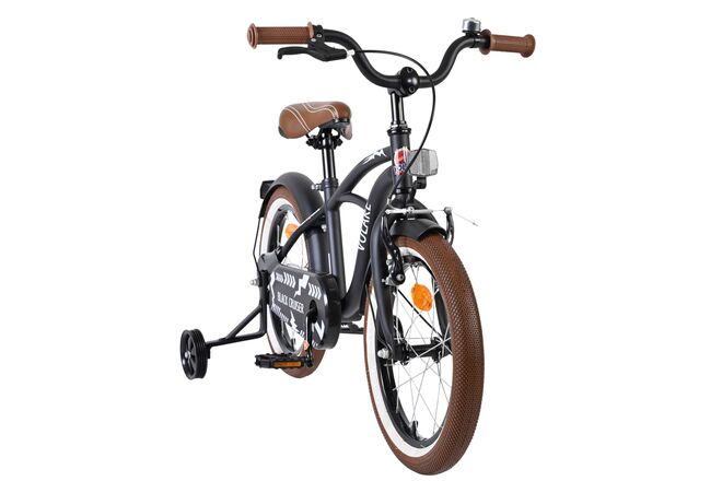 Volare Black Cruiser Kinderfiets - Jongens - 16 inch - Zwart
