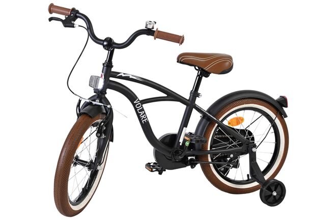 Volare Black Cruiser Kinderfiets - Jongens - 16 inch - Zwart