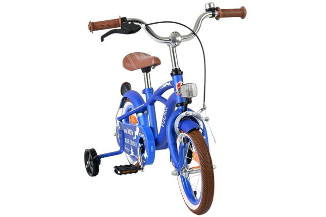 Volare Blue Cruiser Kinderfiets - Jongens - 12 inch - Blauw - 85% afgemonteerd
