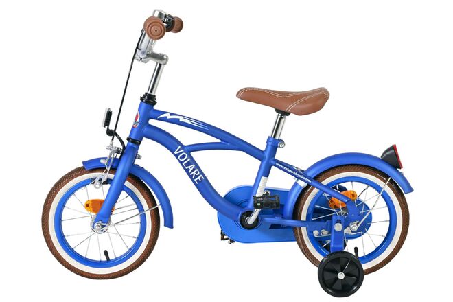 Volare Blue Cruiser Kinderfiets - Jongens - 12 inch - Blauw - 85% afgemonteerd