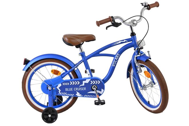 Volare Blue Cruiser Kinderfahrrad - Jungen - 16 Zoll - Blau