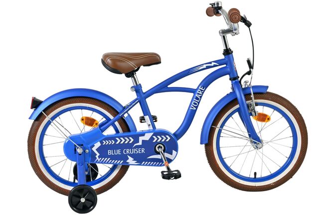 Volare Blue Cruiser Kinderfahrrad - Jungen - 16 Zoll - Blau