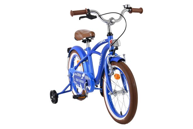 Volare Blue Cruiser Kinderfahrrad - Jungen - 16 Zoll - Blau