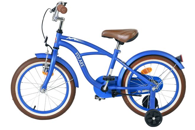 Volare Blue Cruiser Kinderfahrrad - Jungen - 16 Zoll - Blau