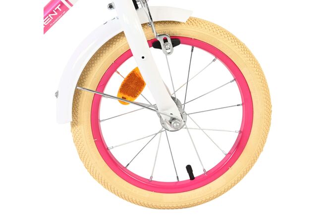 Volare Excellent Kinderfiets - Meisjes - 14 inch - Wit