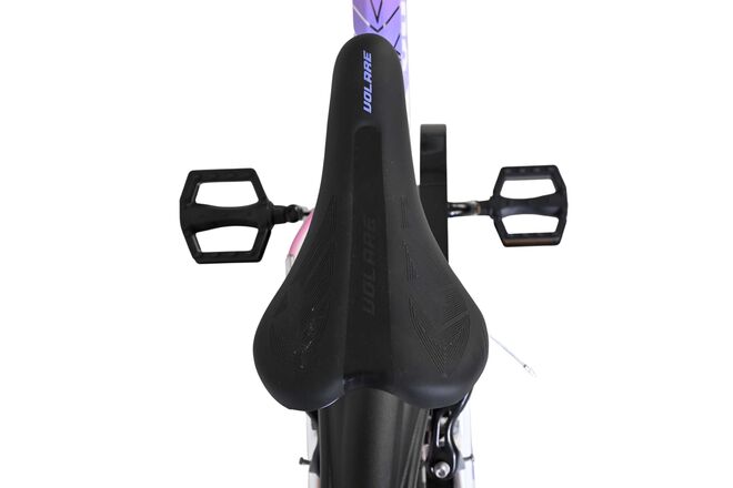 Volare Lily Kinderfiets - Meisjes - 16 inch - Wit Roze Paars - Twee Handremmen