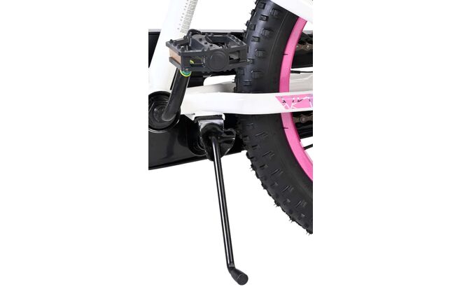 Volare Lily Kinderfiets - Meisjes - 16 inch - Wit Roze Paars - Twee Handremmen