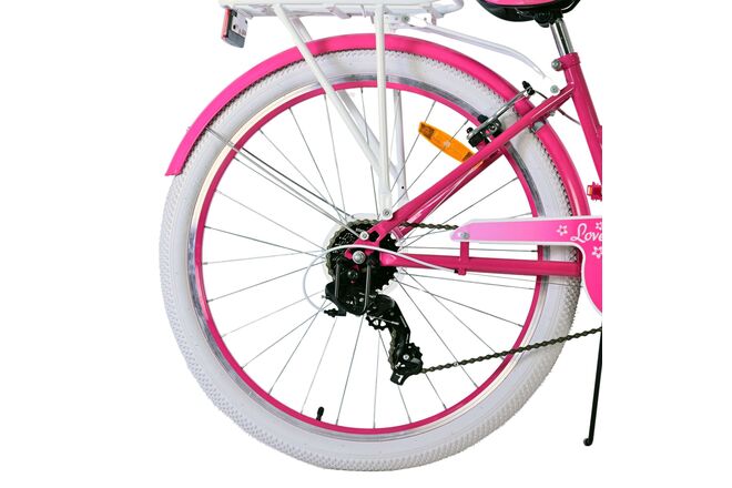 Volare Lovely Kinderfiets - Meisjes - 26 inch - Roze - 7 speed