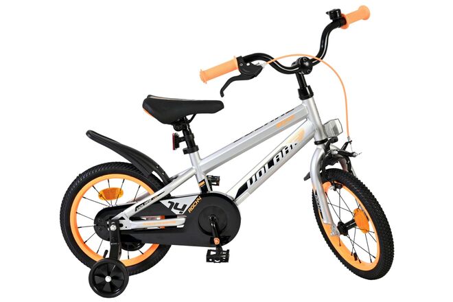 Volare Rocky Kinderfiets - Jongens - 14 inch - Grijs