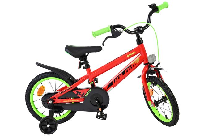 Volare Rocky Kinderfahrrad - Jungen - 14 Zoll - Rot