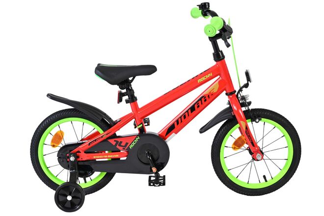 Volare Rocky Kinderfiets – Jongens – 14 inch – Rood